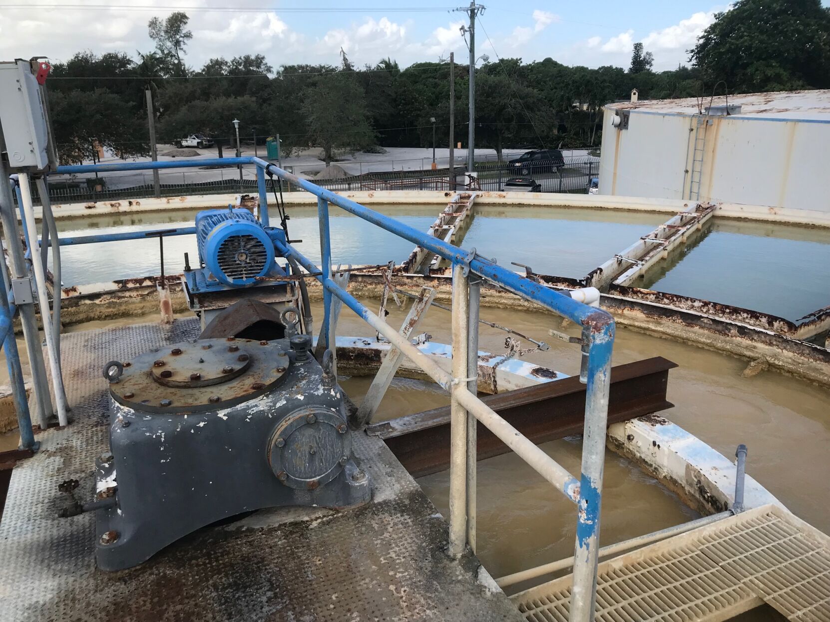 inside water plant